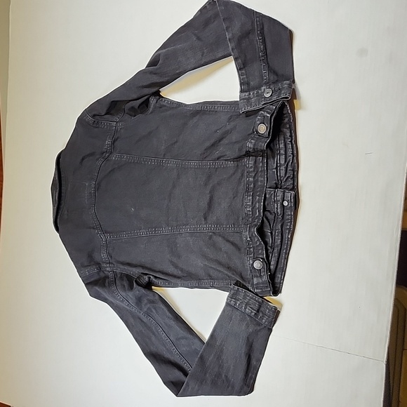 Garage Black Denim Jean Jacket Size XS/TP - Picture 8 of 8